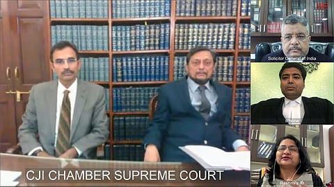 CJI VC hearing