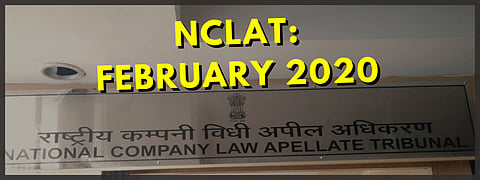 NCLAT February 2020