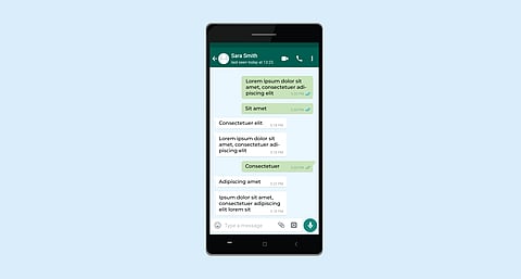 WhatsApp chat