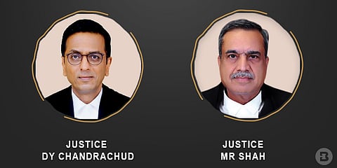 Justices DY Chandrachud, MR Shah