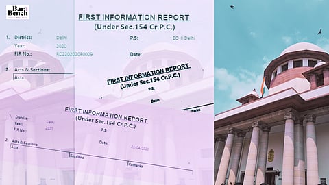 Supreme Court on FIR