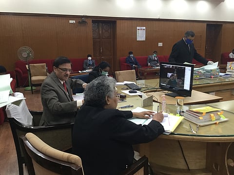 Chief Justice Abhay S Oka and Justice Nagarathna of the Karnataka High Court