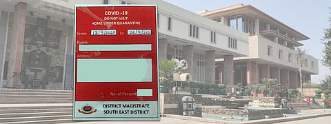 Home Quarantine Notice, Delhi High Court