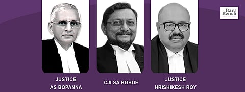 AS Bopanna, CJI SA Bobde, Hrishikesh roy