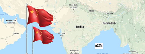 India, China Flag
