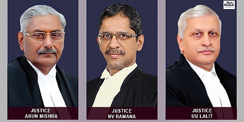 Arun Mishra NV Ramana and UU Lalit 