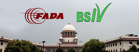  FADA and BS IV logos, Supreme Court