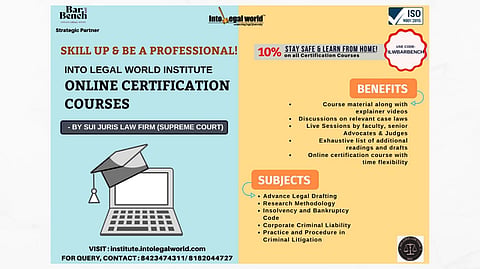 Professional Certification Courses by Into Legal World Institute