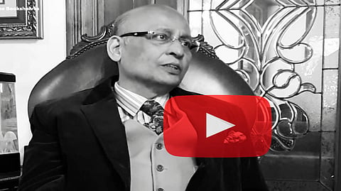 Abhishek Singhvi - Behind the Bookshelves