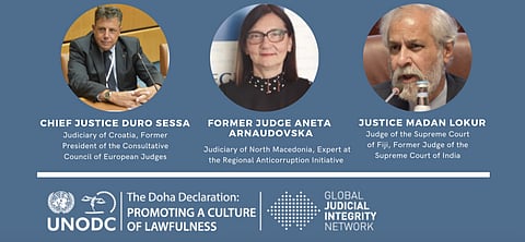 How far should the assets of Judges be disclosed to the public? Judges discuss during UNODC Global Judicial Integrity Network Webinar 