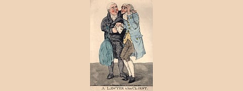 Lawyer and client