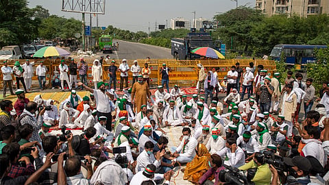 Farmers Protesting