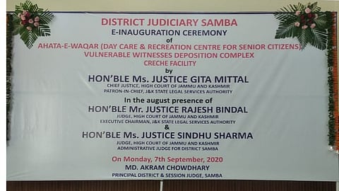 J&K HC Chief Justice Gita Mittal E-inaugurates Day Care-cum-Recreation Centre for senior citizens in J&K's Samba 