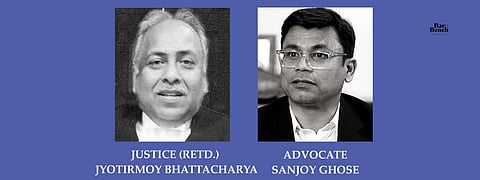Justice Jyotirmay Bhattacharya, Advocate Sanjoy Ghose 