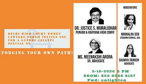 Justice S Muralidhar, Senior Advocate Meenakshi Arora speak on 'Forging Your Own Path' at Delhi HC Women Lawyers Forum event [LIVE UPDATES]