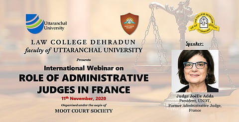Webinar Alert: Judge Joelle Adda on the Role of Administrative Judges in France (Nov 11)