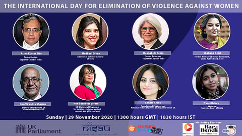 UN International Day for Elimination of Violence against Women: Indo-British All-Party Parliamentary Group to host virtual event