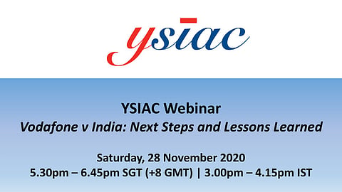 YSIAC Webinar on Vodafone v. India