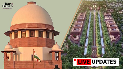 Challenge to Central Vista - Hearing before SC Live