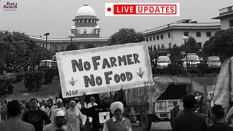 [FARMERS PROTESTS] "We are sympathetic to the cause:" - Live Updates from Supreme Court 