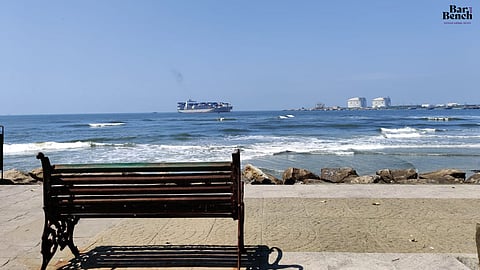 Ship in Kochi Port
