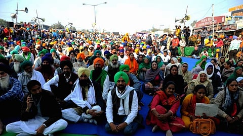 Farmers protest