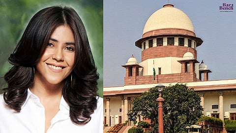 "We don't like the High Court order": Supreme Court grants Ekta Kapoor interim protection from arrest in FIR over web series "XXX" 