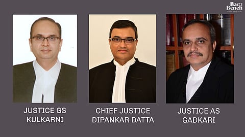Justice GS Kulkarni, Chief Justice Dipankar Datta, Justice AS Gadkari 