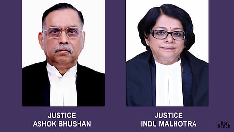 Ashok Bhushan and Indu Malhotra