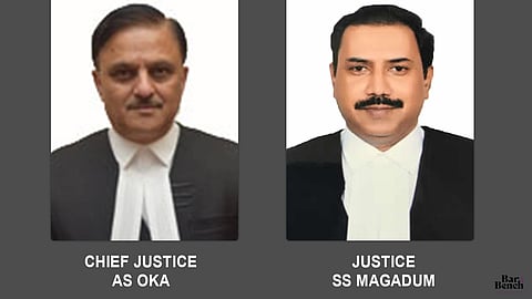 Chief Justice AS Oka and Justice SS Magadum