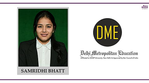 Know your Campus Ambassador: Samridhi  Bhatt, DME Law School