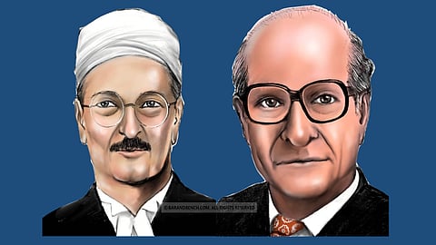 JB Kanga and Nani Palkhivala