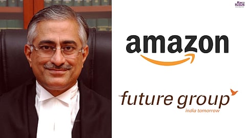 Justice JR Midha and amazon and Future