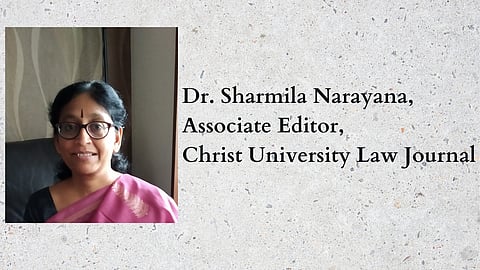 The Journalists: Dr. Sharmila Narayana, Christ University Law Journal