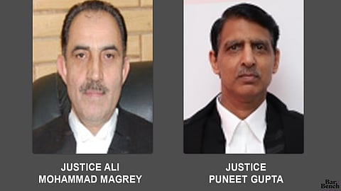 Justices Ali Mohammad Magrey and Puneet Gupta