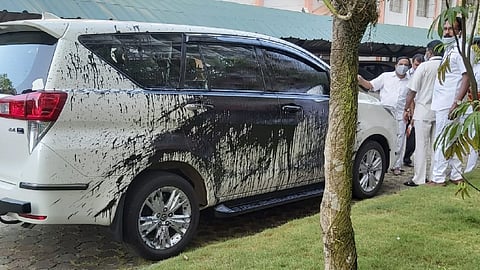 Official car used by Kerala High Court Judge, Justice V Shircy