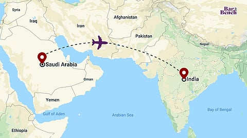 Saudi Arabia to India