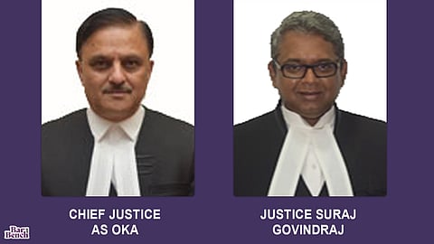 Chief Justice AS Oka and Justice Suraj Govindraj