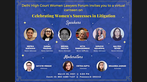 DHC women lawyers forum session on Senior designation