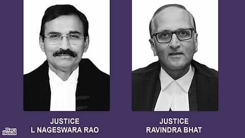 Justices L Nageswara Rao, Ravindra Bhat