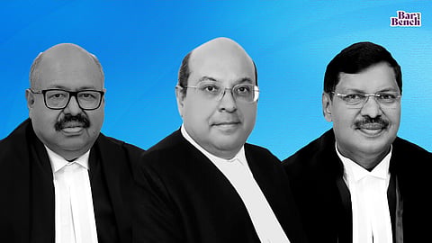 Justices Rohinton Nariman, Hrishikesh Roy, BR Gavai