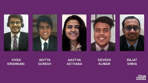 The team from NLU Jodhpur 