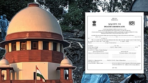 Death certificate, Supreme Court