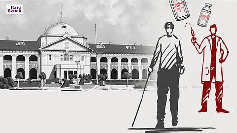 Allahabad High Court with COVID-19 Vaccine