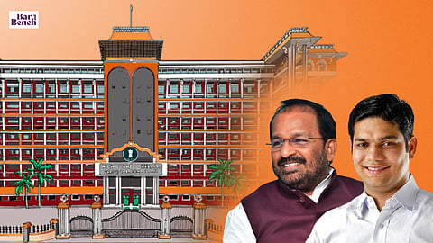 Kerala high court with TN Prathapan and Hibi Eden