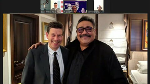 Rajiv Luthra & Professor B.  Wilkins