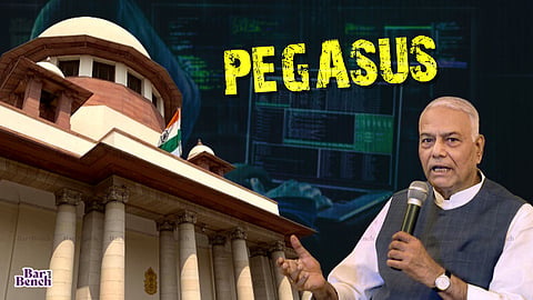Yashwant Sinha, Pegasus, Supreme Court
