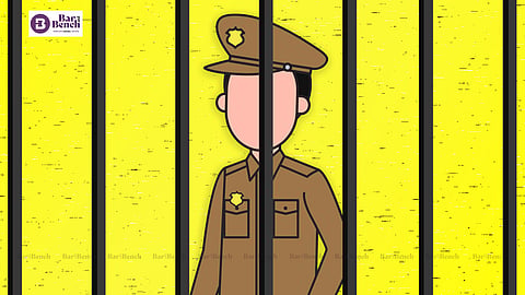 Cop in jail