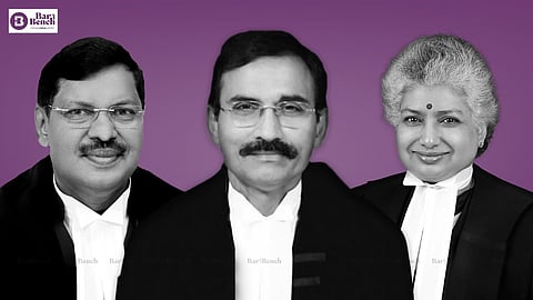 Justices L Nageswara Rao, BR Gavai, BV Nagarathna