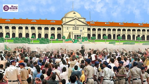 Allahabad High Court, Police officials 